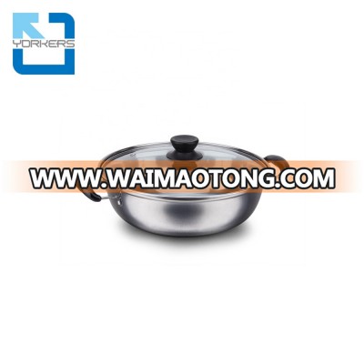 Wholesale cheap stainless steel hot pot & cooking pot set